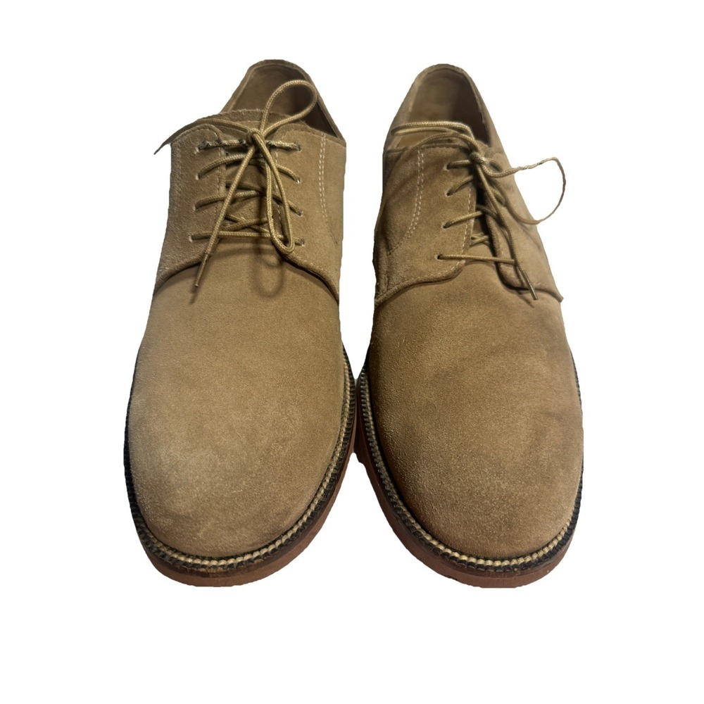 Mens‎ Bostonian Tan Sand Color Suede Dress Shoes Size 11M 26975